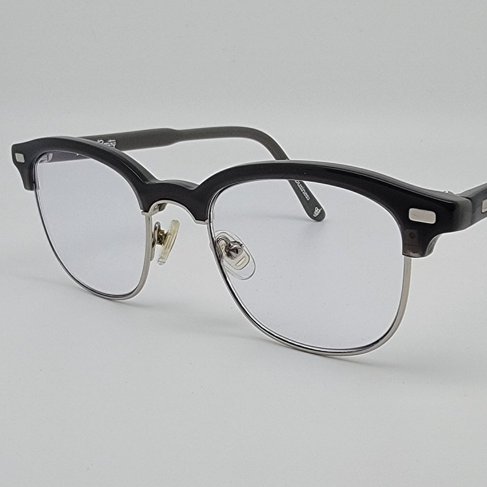 Vernon Gantry 084S Matthews Heather Grey Shiny Silver Eyeglasses Frame 50-20-145